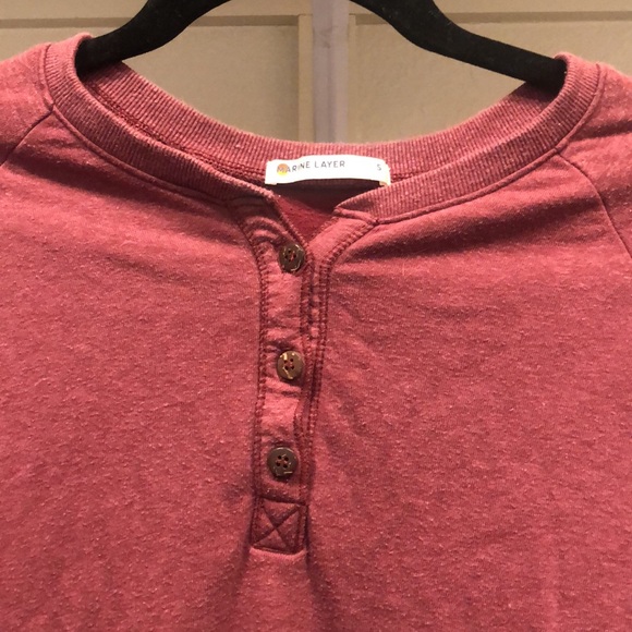 Marine layer long sleeved cotton henley - Picture 2 of 7